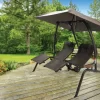 Swings n Solar 422 L Dual Lounge Swing 2