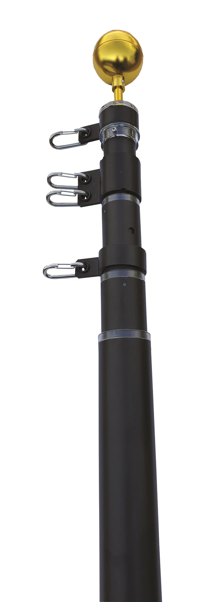 20' Presidential Telescoping Flagpole - Black 3