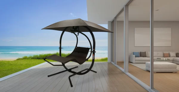 421 L Lounge Swing at beach front property