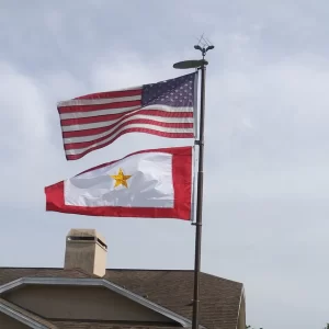 20' Presidential Telescoping Flagpole - Bronze 2