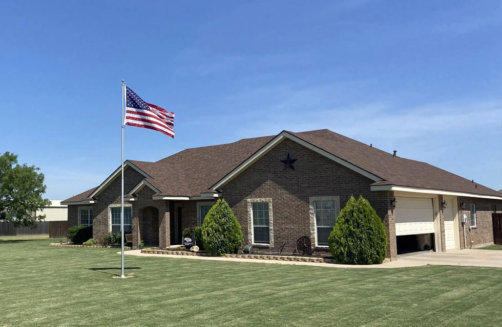 20' Presidential Telescoping Flagpole - Silver